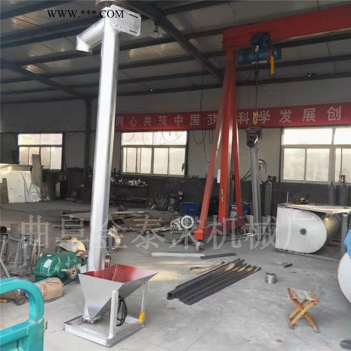金泰來 青島加熱螺旋上料機 不銹鋼耐用化工原料輸送機 碳酸鈣加溫輸送機**