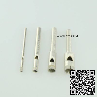 曼德MDR-14 金剛石工具用于玻璃玉石打孔開孔壓頭金剛石波紋片硬質(zhì) 合金深孔鉆頭電動工具配件水鉆鉆頭