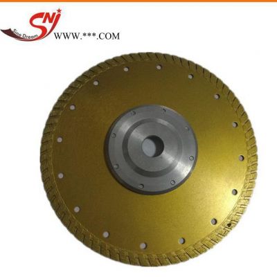 直銷300mm帶法蘭雙面波紋片 金剛石波紋圓鋸片石材專用切割片