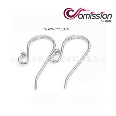 樂(lè)銘鑫1707016-1DIY小飾品S925銀耳環(huán)飾品配件金剛石筆耳勾佩戴一件代發(fā)首飾金剛石玻璃鉆頭配件批發(fā)