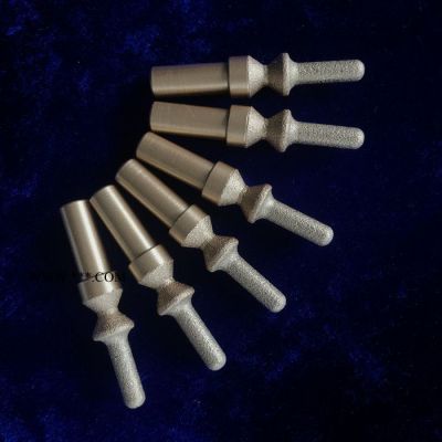 科美釬焊金剛石小磨頭 玻璃磨頭石材鑄鐵磨頭  異型定制砂輪