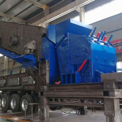 邦隆廠家直供反擊式移動破碎站PP1214PFS移動式破碎機石屑移動破碎機 小型化移動破碎機 產量大價格便宜支持定制