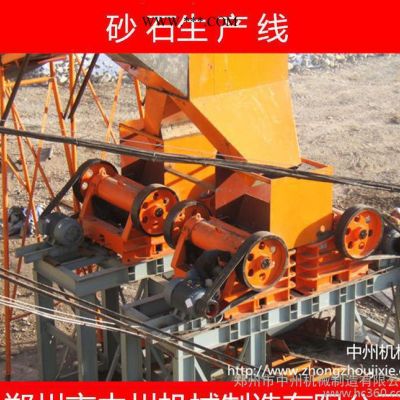 中州破碎機(jī) 顎式破碎機(jī)石料生產(chǎn)線 鵝卵石生產(chǎn)建筑石子設(shè)備廠家