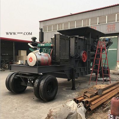 顎式破碎機建筑垃圾破碎機石料破碎機移動石子破碎機廣漢制砂機廠家價格