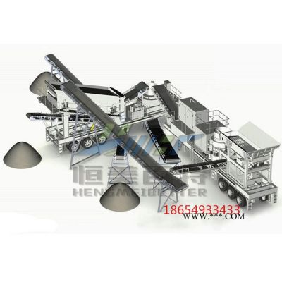 供應(yīng) 反擊式移動(dòng)破碎站 山東反擊移動(dòng)破碎站 建筑垃圾破碎機(jī)