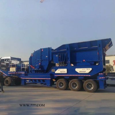 邦隆廠家直供50噸反擊移動(dòng)破碎機(jī) 移動(dòng)制砂機(jī) 反擊式移動(dòng)破碎機(jī) 產(chǎn)量大粒型好 支持定制