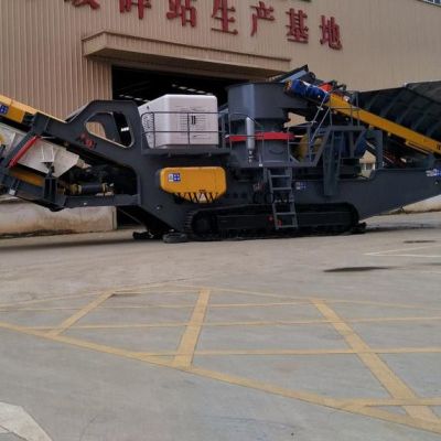 【東蒙機械】履帶式移動破碎站 建筑垃圾處理  移動破碎站 礦山破碎機