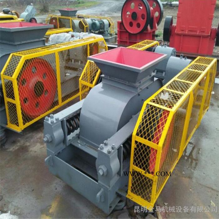 磚廠用對輥機(jī) 液壓對輥式破碎機(jī) 廢渣制砂機(jī) 擠壓式400x250對輥式破碎機(jī) 昆明雙齒輥破碎機(jī)金馬機(jī)械