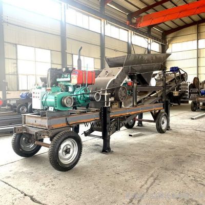 移動(dòng)式石料制砂破碎機(jī) 鵝卵石錘式石子破碎機(jī) 移動(dòng)破碎站碎石機(jī) 金馬機(jī)械
