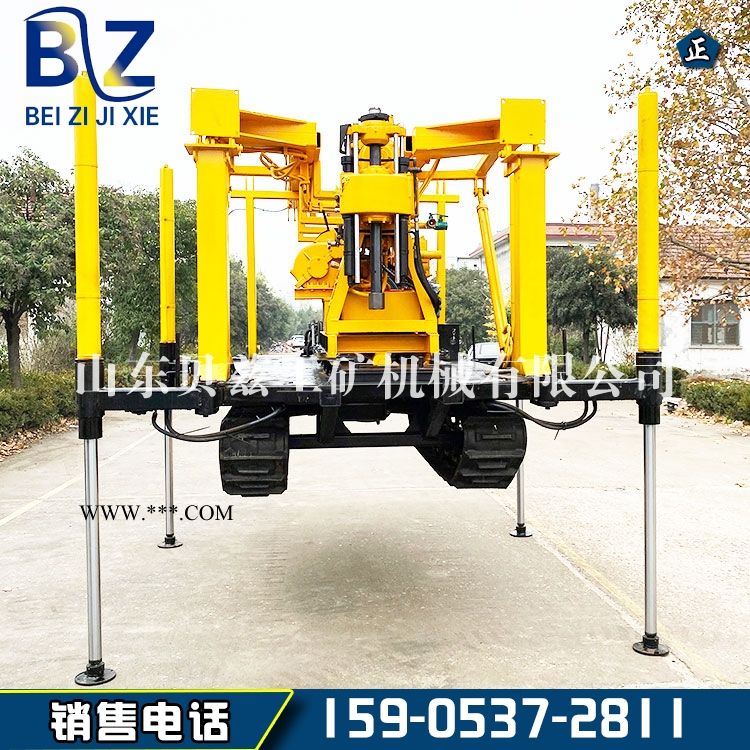 液壓巖心鉆機(jī) 工程勘探百米取芯履帶鉆機(jī) 混凝土巖石取芯