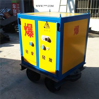 河南礦山井下1噸火工品運(yùn)輸車 移動(dòng)式爆破危險(xiǎn)品周轉(zhuǎn)箱