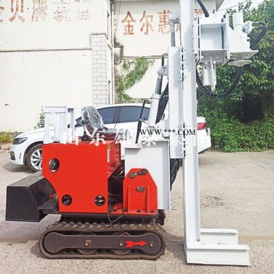 小型履帶式環(huán)境取樣鉆機 沖擊回轉(zhuǎn)一體式 環(huán)境檢測調(diào)查 土壤采集器