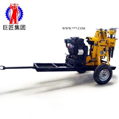 巨匠XYX-130巖心鉆機地質(zhì)勘探鉆機130米輪式地勘鉆機