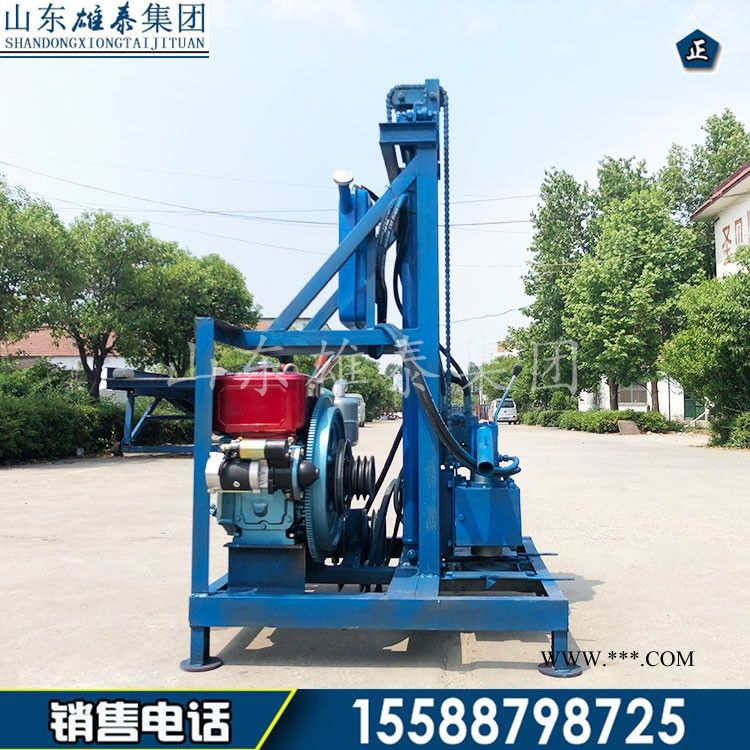 柴油液壓350型水井鉆機 反循環(huán)式鉆機 戶外小型農(nóng)用家用打井機