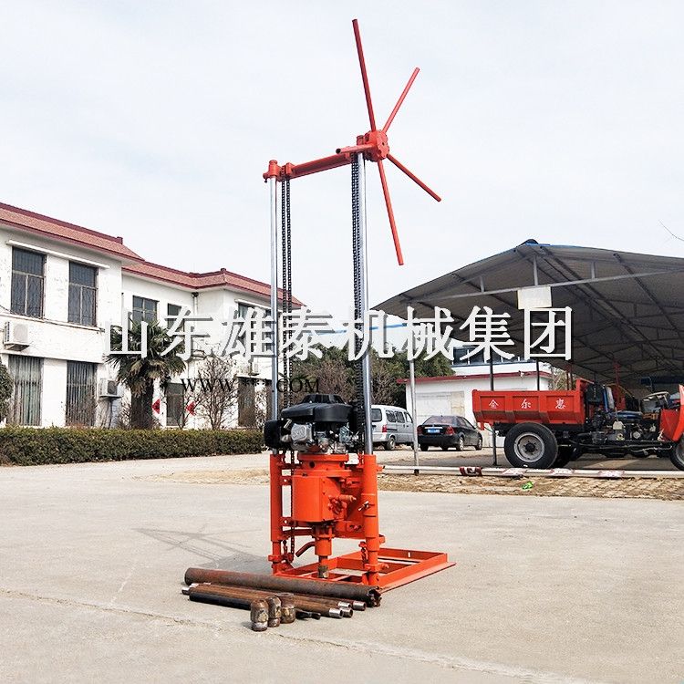 便捷式勘探取樣鉆機(jī) 小型鉆孔打井機(jī)械 汽油巖心輕便鉆機(jī)