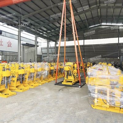 液壓塔BZ-200鉆機  輪式牽引地質(zhì)勘探巖層取芯鉆機 液壓打井機