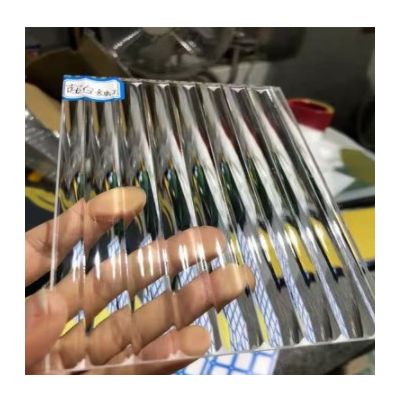 3mm 4mm 5mm 改裁壓花裝飾玻璃 超白普白石頭紋 長虹 木紋